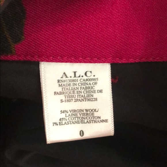A.L.C pink Vaughn bootcut pant size o - Picture 7 of 7